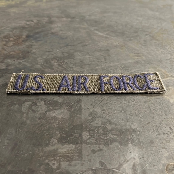 U.S. AIR FORCE embroidered tape patch - Vintage - Picture 7 of 10